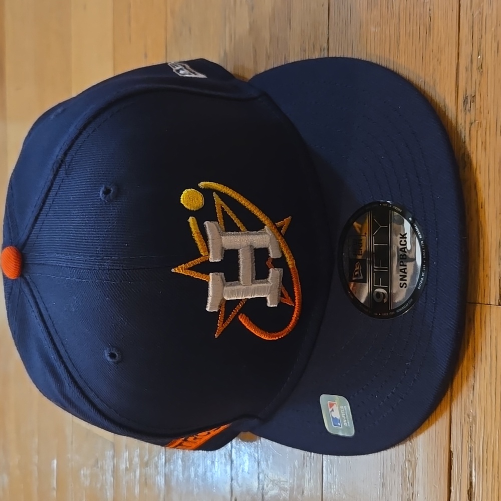 New Era Houston Astros City Connect 9FIFTY Snapback Hat Cap Adjustable Blue